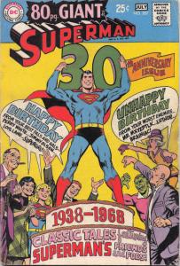 Superman (1st Series) #207 FN; DC | save on shipping - details inside