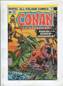 Conan The Barbarian #60 ~ Pence Variant Riders River Dragons! ~ (Grade 6.0)WH