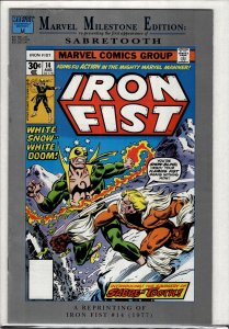 Marvel Milestone Edition: Iron Fist #14 (1992) Iron Fist