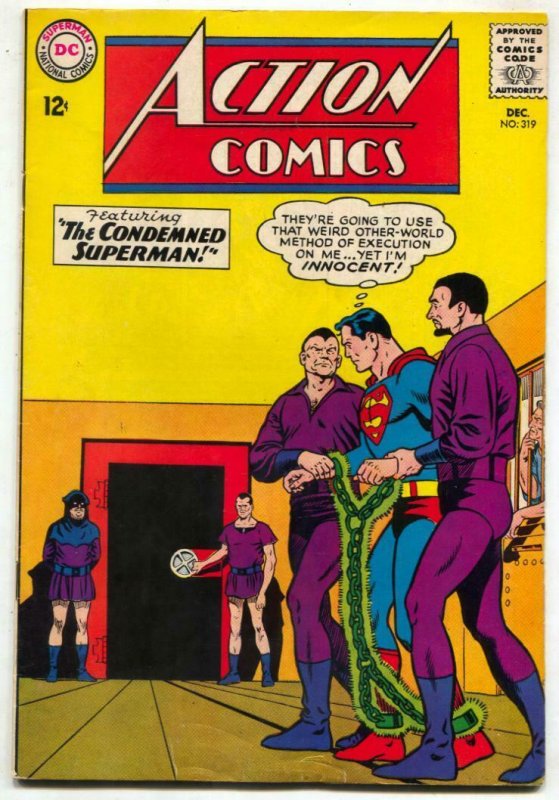 Action Comics #319 1964- SUPERMAN- DC silver age VG