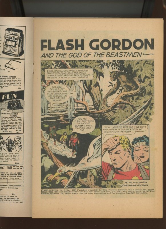 (1967) Flash Gordon #5: SILVER AGE! (6.5/7.0)