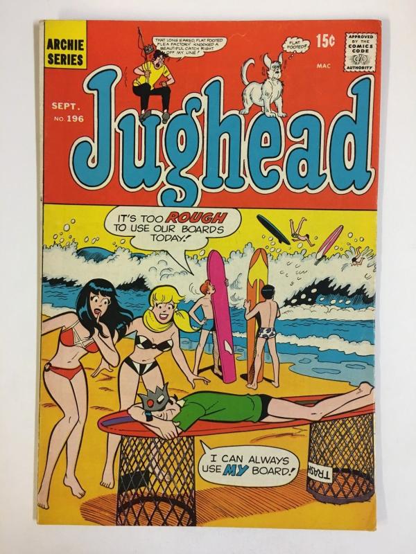 JUGHEAD (1949-1987) 196 VF-NM Sep 1971 COMICS BOOK