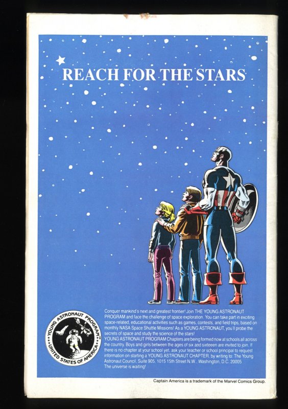 Captain America #307 Newsstand Variant 1st Madcap!