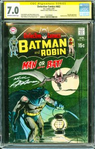 Detective Comics #402 (1970) CGC Graded 7.0-SS- Signed by Neal Adams!