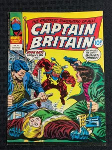 1977 April 20 CAPTAIN BRITAIN Marvel UK Magazine #28 VG 4.0 Buscema & Tom Palmer