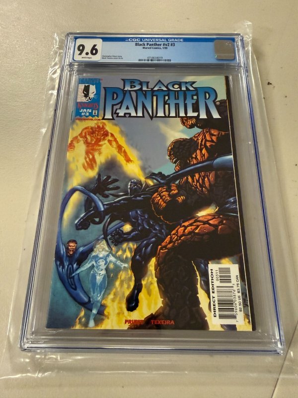 Black Panther # 3 Vol. # 2 CGC Graded 9.6 Marvel Comic Book 1999 Wakanda JH17
