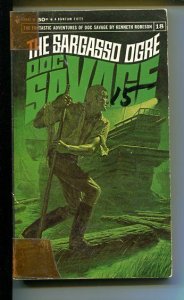 DOC SAVAGE-THE SARAGASSO OGRE-#18-ROBESON-G- JAMES BAMA COVER-1ST EDITION G