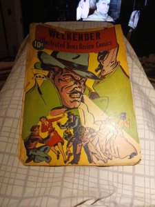 The Weekender Vol. 1 #4 Golden Age 1945 Superhero Ww2 Era Hale The Magician Mr E
