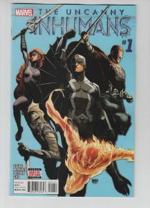 UNCANNY INHUMANS (2015 MARVEL) #1 AF72GR