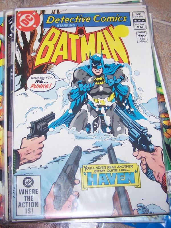 DETECTIVE COMICS  # 514 BATMAN  1981 DC MAXIE ZUES + SOLO BATGIRL  STORY