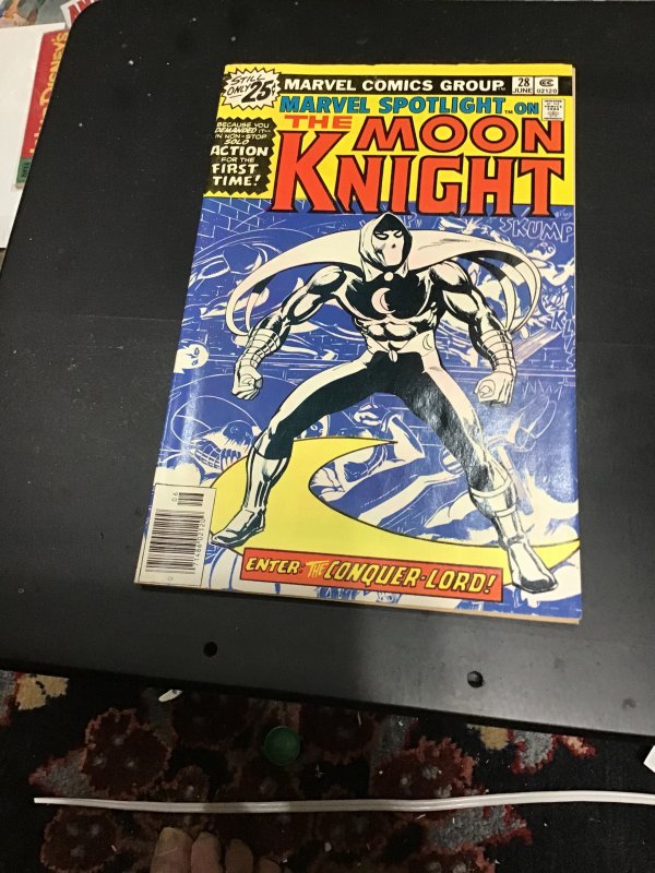 Z Marvel Spotlight #28 (1976) 1st Moon Knight! High-grade Richmond CERT! VF- Wow