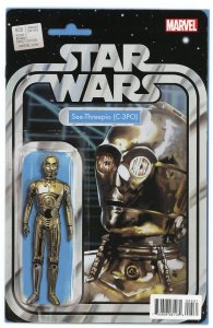 Star Wars #5 John Tyler Christopher C-3PO Action Figure Variant NM