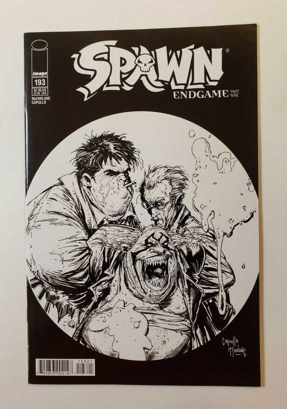 Spawn #193 Image Comics 2009 VF/NM Rare Black & White Variant End Game Part 9 