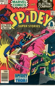 Spidey Super Stories 27  1977  VG/F