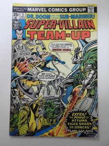 Super-Villain Team-Up #3 (1975) Great Series! Sharp VG/Fine Condition!