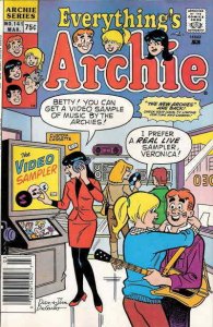 Everything's Archie #141 (Newsstand) FN ; Archie | March 1989 Guitar Cover