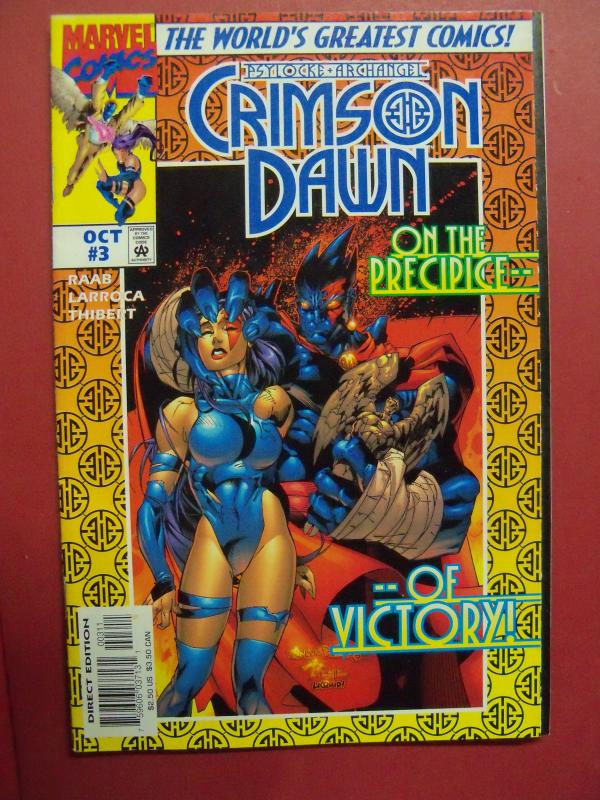 PSYLOCKE & ARCHANGEL CRIMSON DAWN #3  (9.0 to 9.2 or better)  MARVEL COMICS