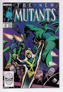 New Mutants #67 - Magneto / Spyder (Marvel, 1988) - NM