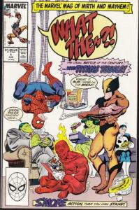 WHAT THE #1, VF, Punisher, Wolverine, Spider-man, Hulk, 1988, Marvel