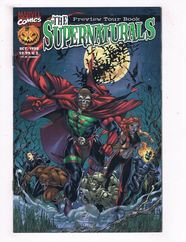 The Supernaturals Preview Tour Book FN/VF Marvel Comic Book Oct 1998 DE39 AD12