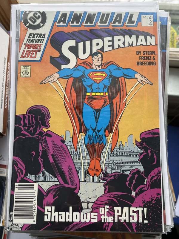 Superman Annual #2 Newsstand Edition (1988)