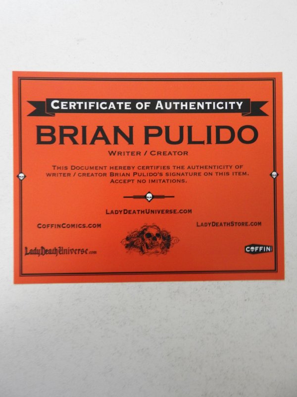 Hellwitch: Sacrilegious #1 Risque Jewel Edition NM Condition! Signed W/ COA!