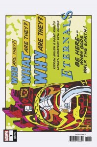 (2021) ETERNALS #1 JACK KIRBY HIDDEN GEM 1:100 VARIANT COVER!