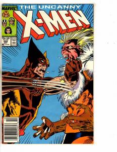 Uncanny X-Men # 222 NM- Marvel Comic Book X-Men Wolverine Sabretooth Storm J275