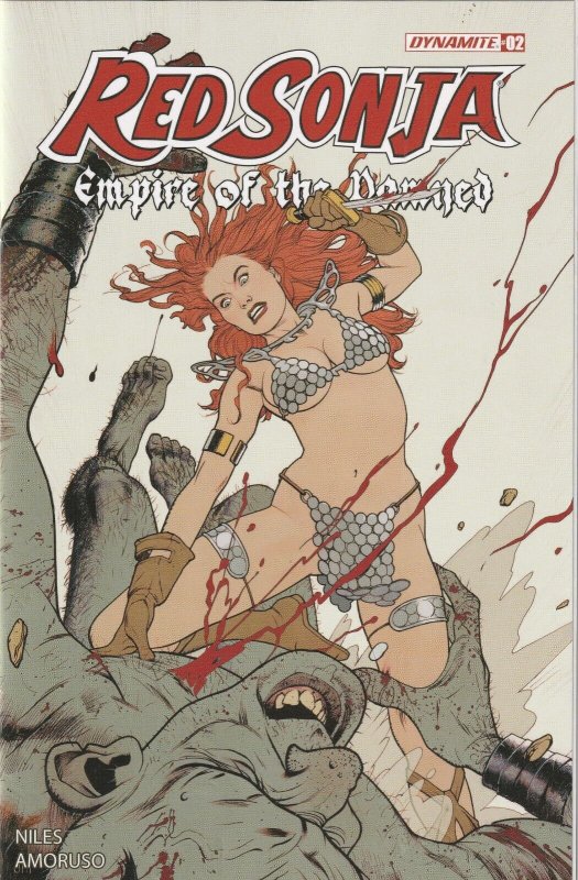 Red Sonja Empire Of The Damned # 2 Foil Cover E NM Dynamite [X2]