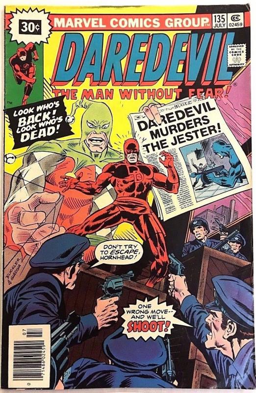 DAREDEVIL#135 FN/VF 1976 30 CENT VARIANT MARVEL BRONZE AGE COMICS