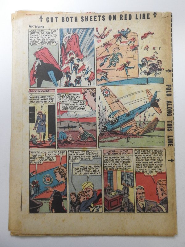 The Spirit #137 (1943) Newsprint Comic Insert Rare!