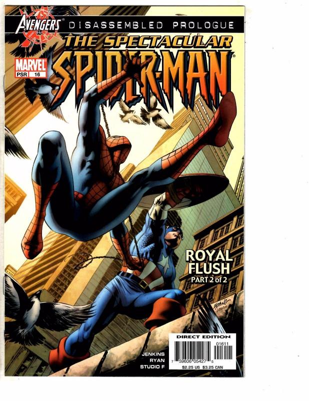 Lot Of 5 Spectacular Spider-Man Marvel Comic Books # 16 17 18 19 20 NM 1st P AK9