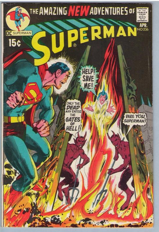 Superman 236 Apr 1971 FI- (5.5)
