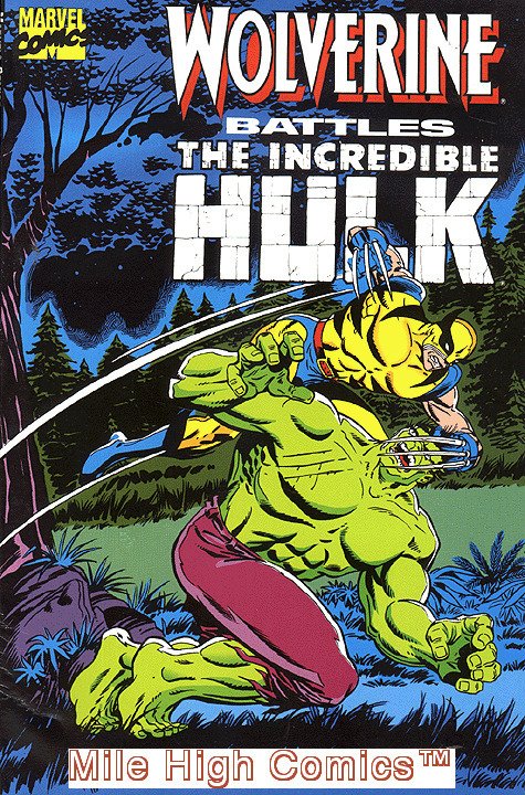 WOLVERINE BATTLES THE HULK (1989 Series) #1 2ND PRINT Very Fine Comics Book