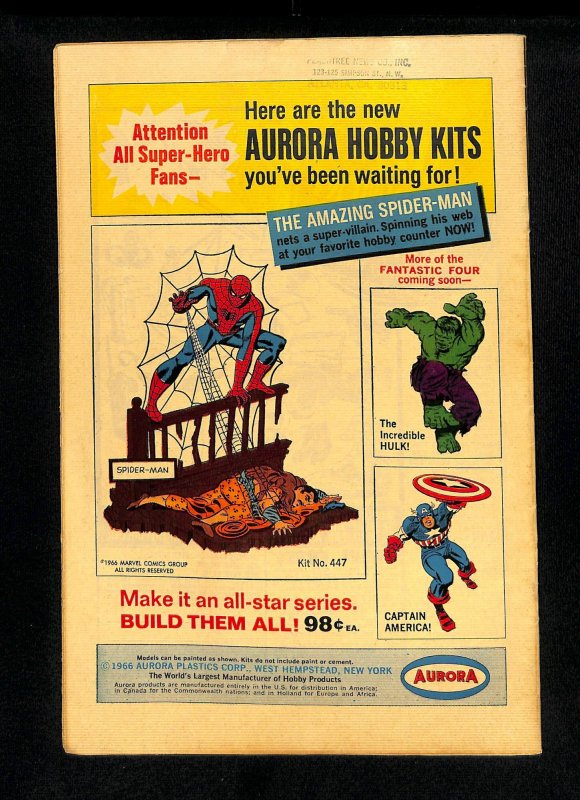 Strange Tales #154 Clea Must Die! Steranko Art!