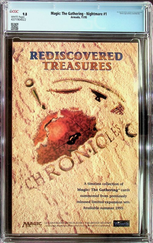 Magic: the Gathering - Nightmare (1995) - CGC 9.8 - Cert#4371904022