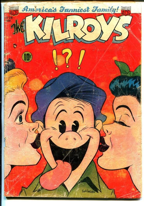 Kilroys #38 1952-ACG-wacky humor-Moronica-FR