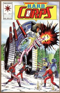 The H.A.R.D. Corps #7 (1993) - Mike Leeke Cover