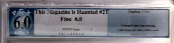 This Magazine Is Haunted PGX #21 (Nov-54) FN Mid-Grade 