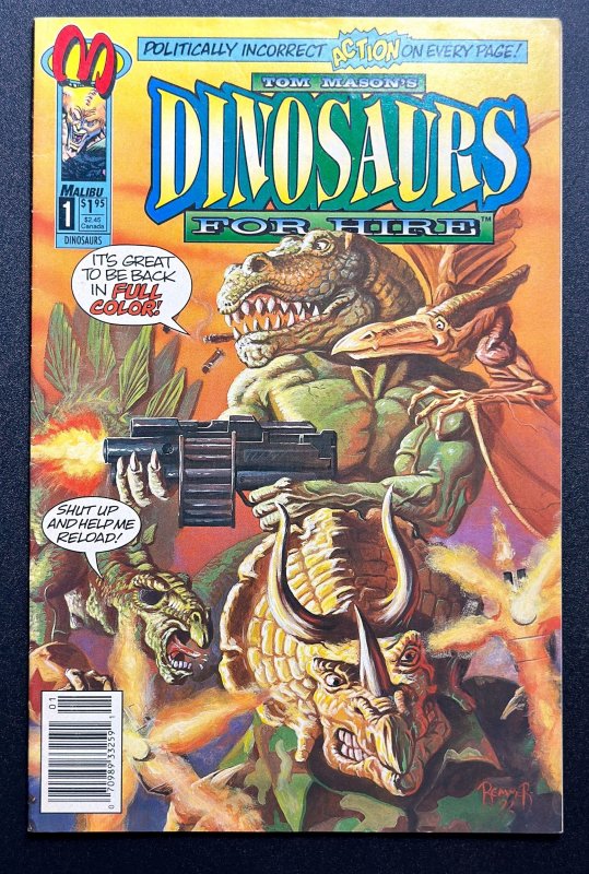 Dinosaurs for Hire #1 (1993) - 1st Issue, Anthropomorphic Dinosaur Action - VF+