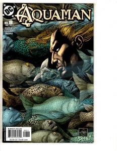 Lot Of 10 Aquaman DC Comic Books # 1 2 3 4 5 6 7 8 9 10 Superman Batman CR15