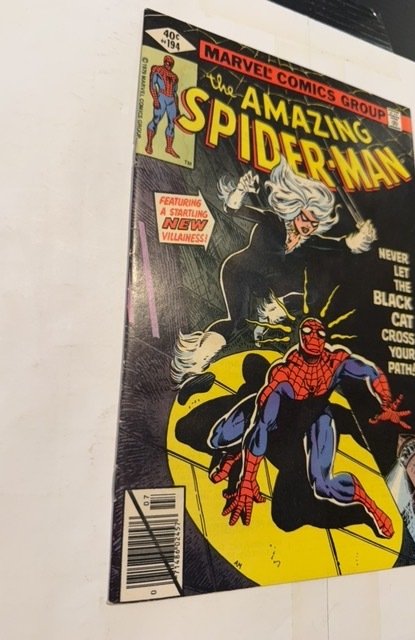The Amazing Spider-Man #194 (1979)1st Black Cat see descrip