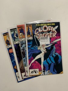Cloak And Dagger 1 2 3 4 Lot Run set near Mint Marvel 