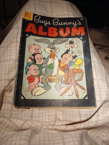 Bugs Bunny's Album Comic #724 Dell Publishing 1956 Silver Age Cartoon Book