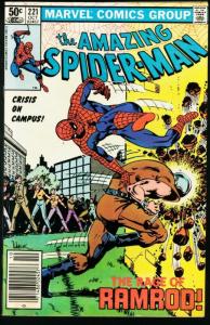 AMAZING SPIDER-MAN #221-1981-MARVEL-fine FN