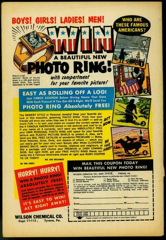 CHALLENGERS OF THE UNKNOWN #18 MYSTERY ISLAND ISSUE '60 VG