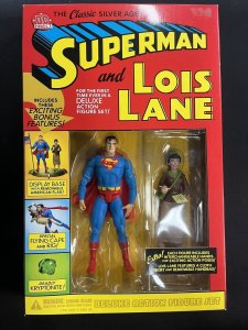 DC DIRECT CLASSIC Silver Age SUPERMAN and LOIS LANE Deluxe Action Figure Set NEW
