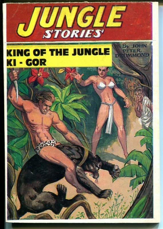 Jungle Stories 1970's-Hanos-reprint of Summer 1948 issue-new cover-pulp-FN