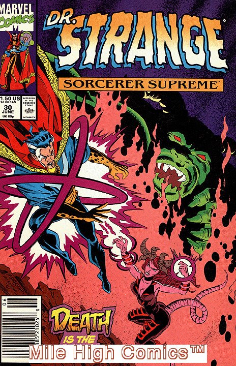 DOCTOR STRANGE  (1988 Series)  (MARVEL) (DR. STRANGE) #30 NEWSSTAND Near Mint