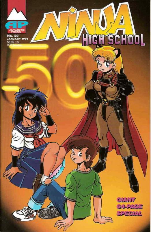 Ninja High School #50 VF/NM; Malibu | save on shipping - details inside